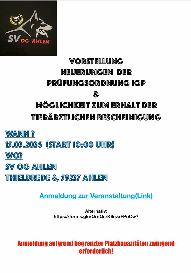 FLyer Tierarzt Bescheinigung
