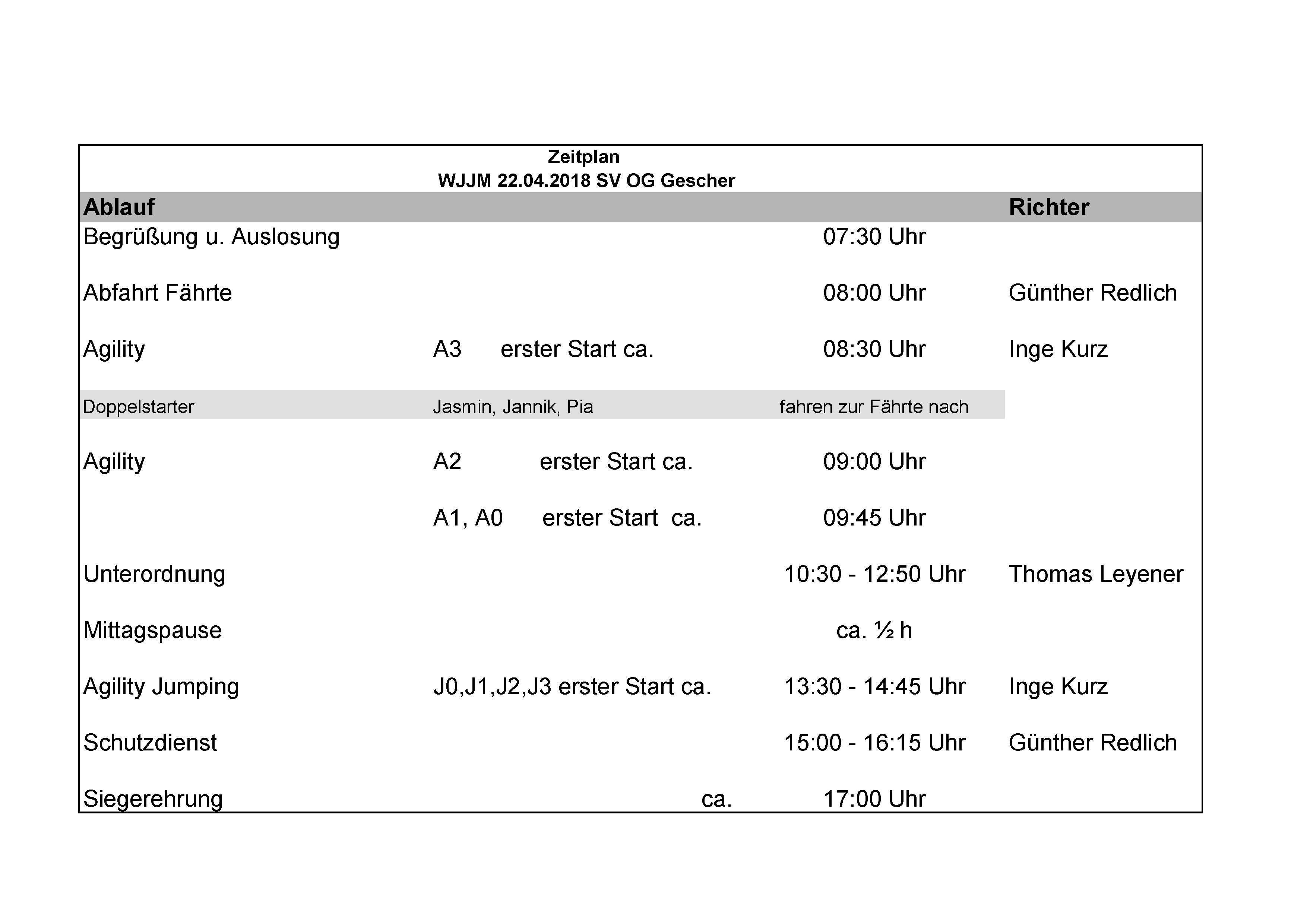 Zeitplan WJJM 2018aktuell